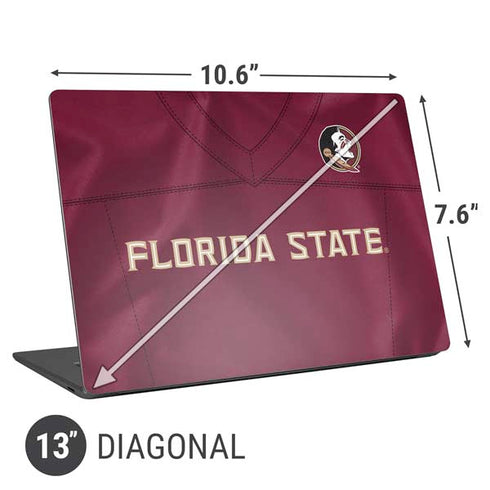 Florida State University Red Jersey Universal Laptop 13in (10.6 x 7.6in) Skin